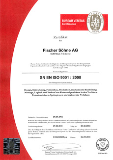 geschichte zertifikat ISO 9001 de